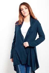 Rib Waterfall Cardigan - Stylish and Comfortable Knitwear