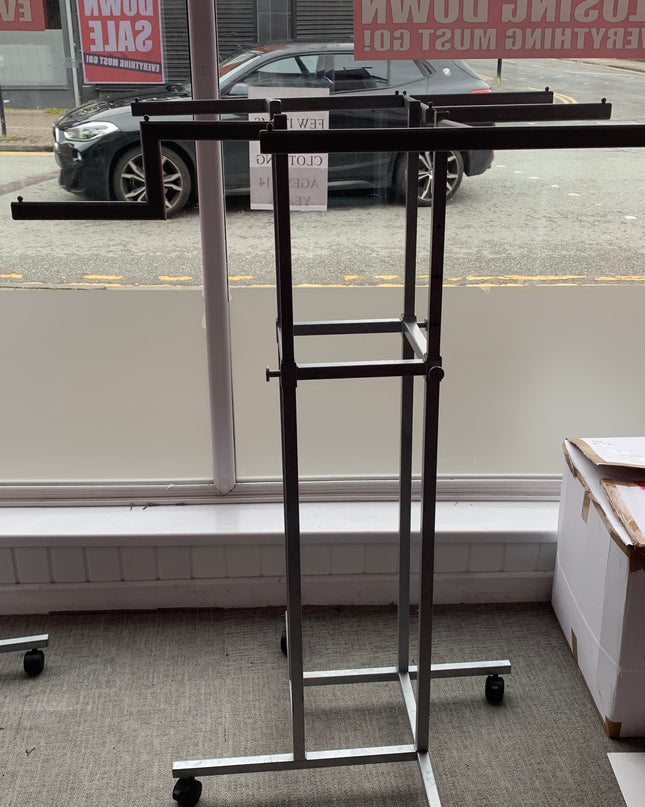 Four Arm Dress Clothes Rails 1