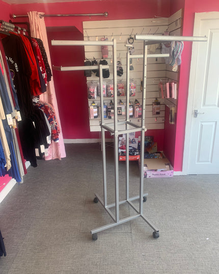 Four Arm Dress Clothes Rails 3