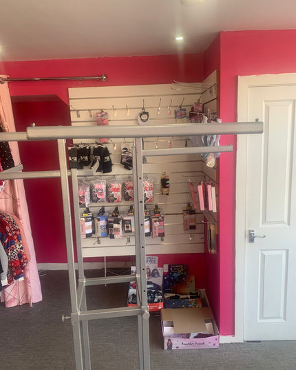 Four Arm Dress Clothes Rails 3