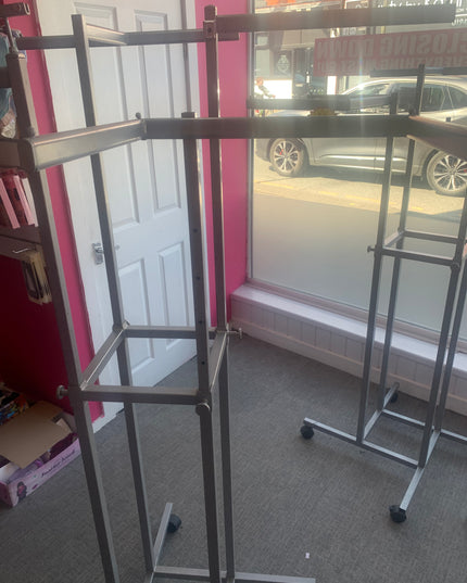 Four Arm Dress Clothes Rails 3