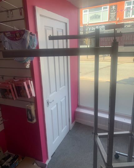 Four Arm Dress Clothes Rails 3