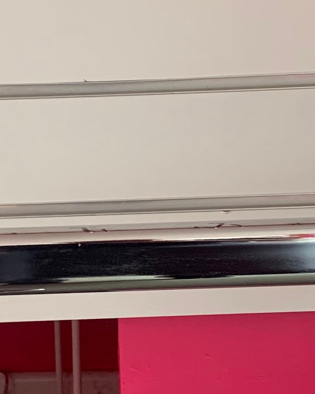 SLATWALL SLAT BOARD CLOTHES RAIL D RAIL BAR FOR RETAIL SHOP