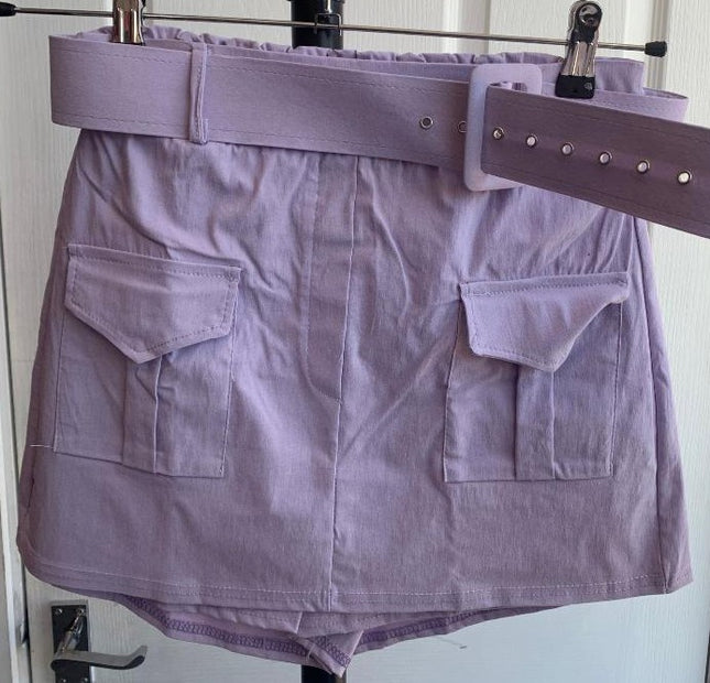 Cargo Skort with belt